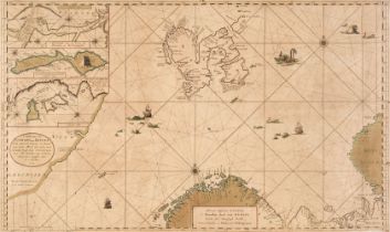 Arctic Ocean. Van Keulen (Johannes), Nieuwe Pascaart Inhoudende t'noorder..., 1705