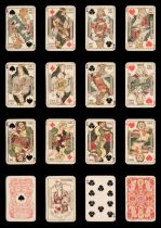 English non-standard playing cards. Shakespearean Cards, Munich Lion-Brew Co, circa 1910, & 3