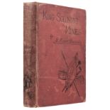 Haggard (H. Rider). King Solomon's Mines, 1st edition, 1st issue, 1885