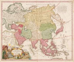 Asia. Homann (J. B.), Asiae Recentissima Delineatio..., Nuremberg, circa 1720