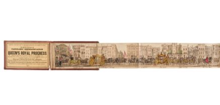 London - Panorama. Robin's Panoramic Representation of the Queen's Royal Progress..., 1838