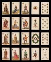 French playing cards. Cartes Historiques, Paris: Mlle Hautot & M. Paris, circa 1865
