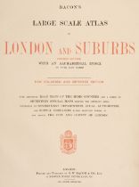 Bacon (G. W. publisher). Bacon's Large Scale Atlas of London and Suburbs..., circa 1920s