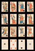French playing cards. Imperial pattern, designed by J.L. David, 1810