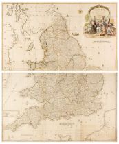 England & Wales. Rocque (John), England and Wales Drawn from the most accurate surveys