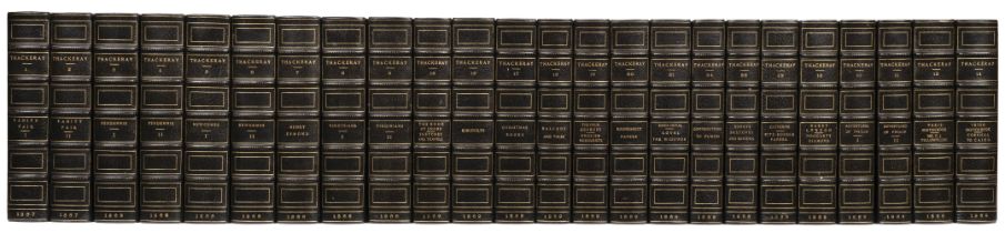 Thackeray (William). The Works..., 22 works bound in 24 volumes, London: 1867-1886,