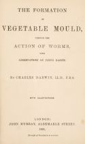 Darwin (Charles). The Formation of Vegetable Mould, 1st edition, 1881