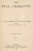 Somerville (E. OE.& Martin Ross). The Real Charlotte, 3 volumes, 1st edition, 1894