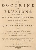 Hodgson (James). The Doctrine of Fluxions, founded on Sir Isaac Newton's Method..., 1758