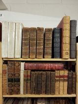 Antiquarian. A large collection of 18th to 19th century literature, approximately 110 volumes