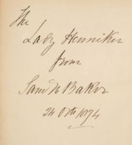 Baker (Samuel). IsmailÏa, 2 volumes, 1st edition, presentation copy, 1874