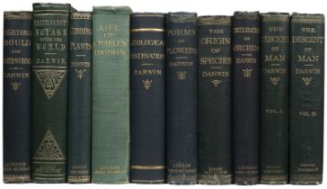 Darwin (Charles). A collection of works, 48 volumes including The Origin of Species...,