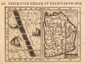 Bertius (Petrus). 7 maps of India, 1616-37