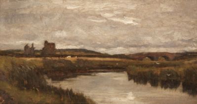 Barbizon School. Landscape by a River, mid 19th century