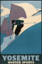 Luce (Molly, 1896-1986). Yosemite Winter Sports, circa 1930