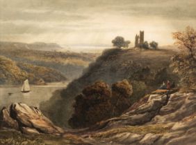 Jackson (Samuel, 1794-1869). The Avon from Durdham Down with Cook’s Folly, watercolour