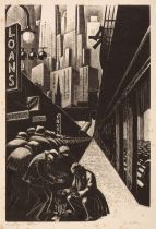 Leighton (Clare, 1898-1989). Bread Line, New York, circa 1932