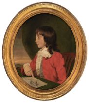 Downman (John, 1750-1824). Portrait of a youth, circa 1770-1785