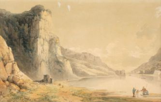 Danby (Francis, 1793-1861). St Vincent's Rocks with the Lime Kiln and the Hotwells, circa 1815