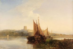 Müller (William James, 1812-1845). View across Avon towards Bristol Cathedral, 1832