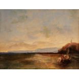 Carmichael (John Wilson, 1800-1868). Fishing Boat off Scarborough, oil on board