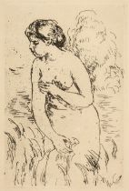 Renoir (Pierre Auguste, 1841-1919). Baigneuse, 1910, etching on cream laid paper