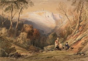 Jackson (Samuel, 1794-1869). St Vincent's Rocks from Nightingale Valley near Bristol