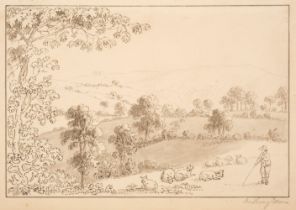 Devis (Anthony Thomas, 1729-1817). Above Larbrook, pencil on wove paper