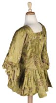 Clothing. A silk pierrot bodice, circa 1720s