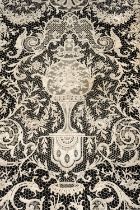 Lace Bedcover. A fine Point de Venise coverlet, possibly Continental, 19th century