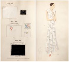 Trade Catalogue. Soieries - Lainages [Silks - Woollens], Paris: Bram Caan, 1935