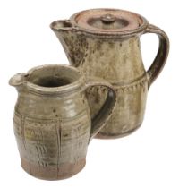 Batterham (Richard, 1936-2021). A stoneware coffee pot and cover