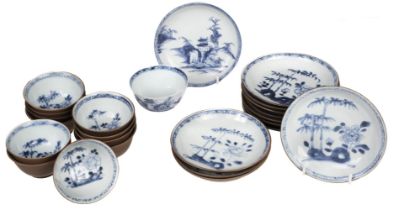 Nanking Cargo. A collection of 11 Chinese 'Batavia Ware', 1752