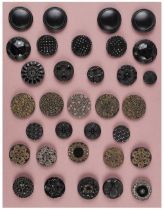 Fashion Buttons. A collection of approximately 175 fashion buttons, mostly early 20th century