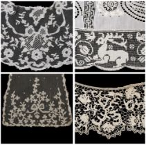Lace. A collection of lace and needlework items, 19th & 20th century