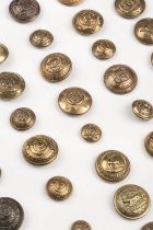 Military Buttons. A large collection of military buttons, approximately 450