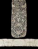 Lace. A Flemish flounce of 'cauliflower' lace, 2nd half 17th century