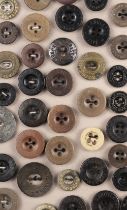 Fashion Buttons. A quantity of fashion buttons, mostly early 20th century