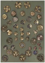 Fashion Buttons. A collection of approximately 545 fashion buttons, mostly early 20th century