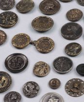 Fashion Buttons. A collection of approximately 545 fashion buttons, mostly early 20th century