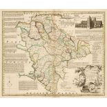 Devon. Bowen (Emanuel). An Accurate Map of Devonshire Divided into its Hundreds, circa 1762