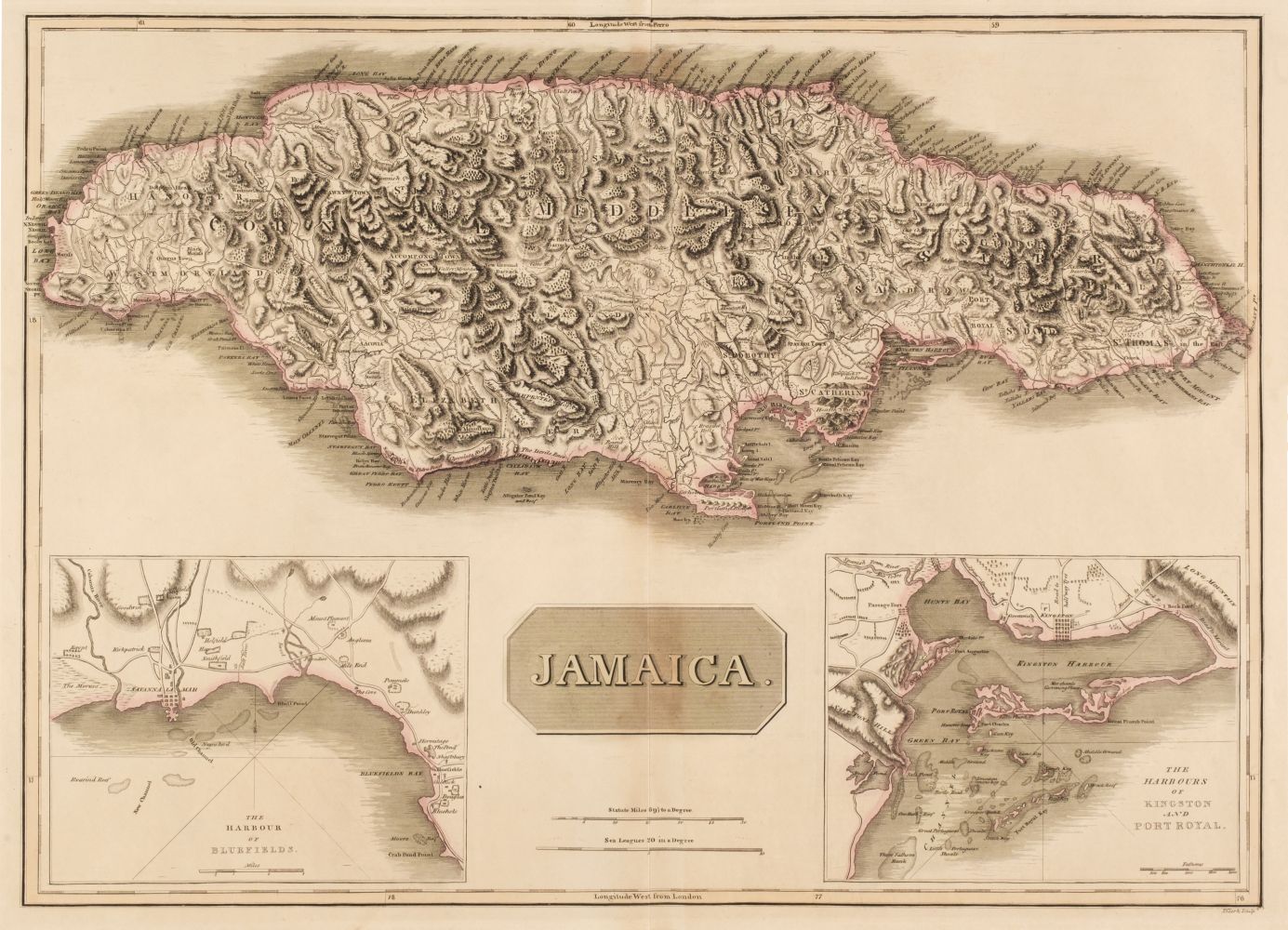 Jamaica. Thomson (John), Jamaica, circa 1817