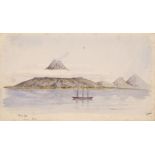 Views of Java and Rio de Janeiro, watercolour paintings and drawings, 1835