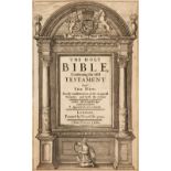 Bible [English]. The Holy Bible, containing the Old Testament and the New..., 1660