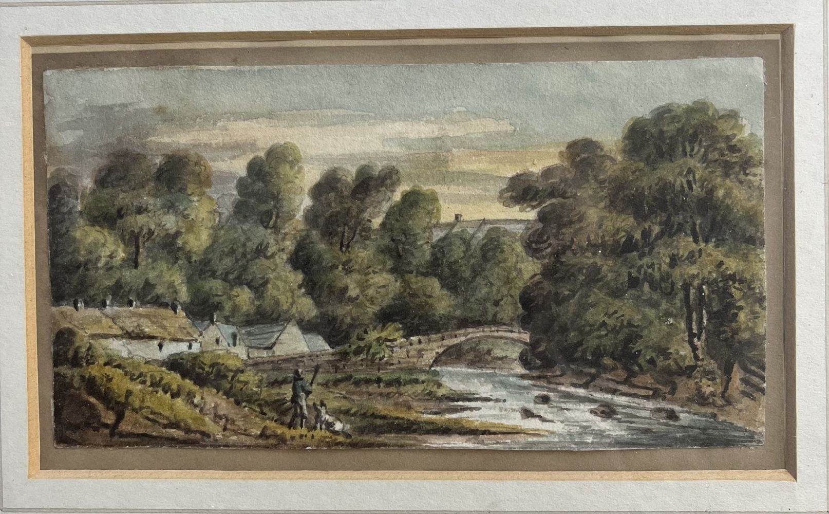 Swete (Reverend John, 1752-1821). Okehampton Castle, Sept 5 1789, watercolour and ink - Image 3 of 3