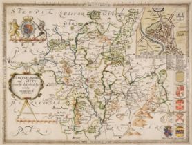 Worcestershire. Saxton (Christopher & Lea Philip), Worcestershire and Citty..., [1689 - 94]