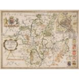 Worcestershire. Saxton (Christopher & Lea Philip), Worcestershire and Citty..., [1689 - 94]