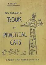 Eliot (T. S.). Old Possum's Book of Practical Cats, 1st edition, London: Faber and Faber, 1939