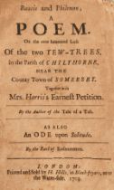Swift (Jonathan). Baucis and Philemon. A Poem. On the ever lamented loss of the two yew-trees, 1709