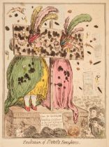 Gillray (James). Exaltation of Faro's Daughters, London: H. Humphreys, May 12th, 1796